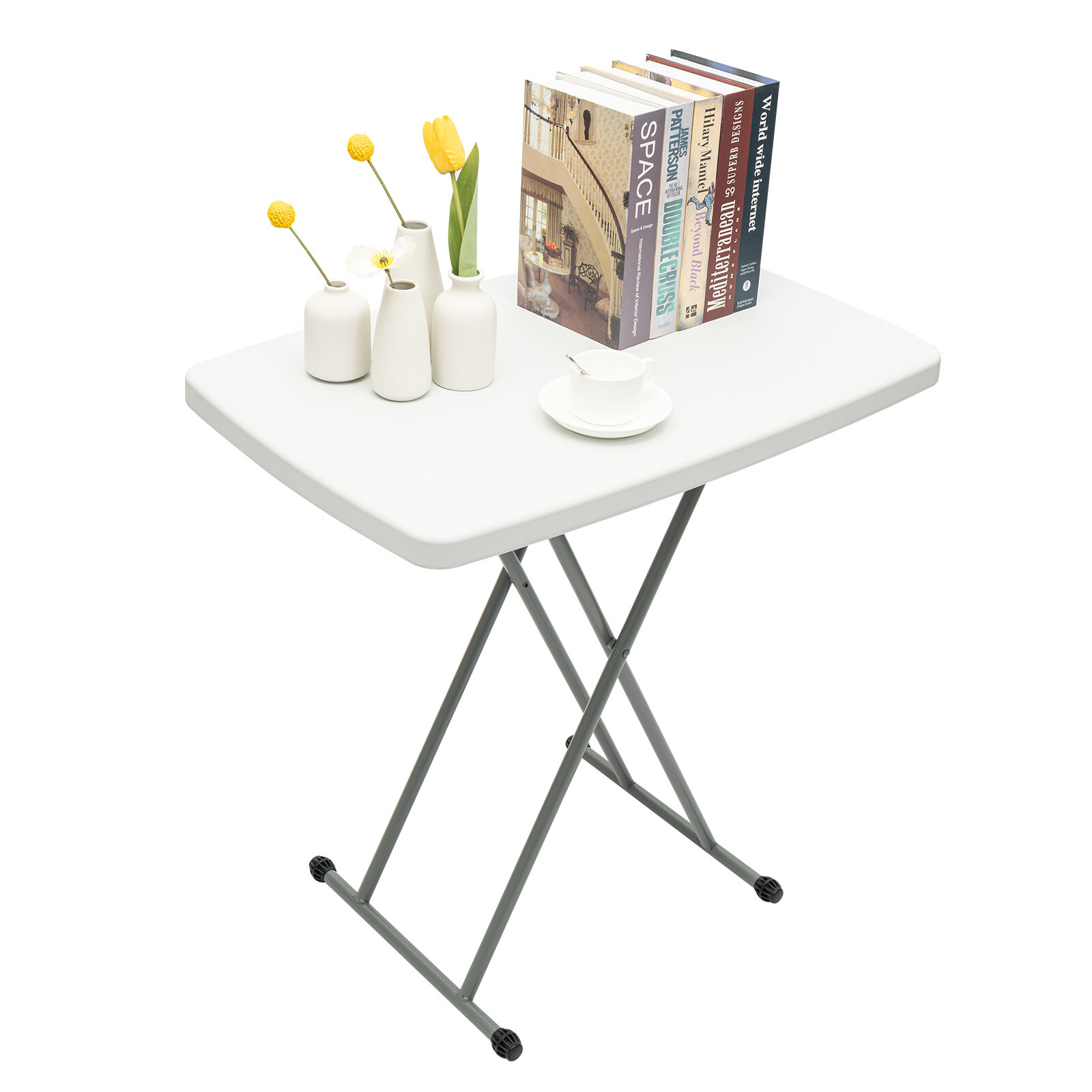 Portable Snack TV Dinner Laptop Tray Adjustable Folding Table Desk Sofa Bed Side