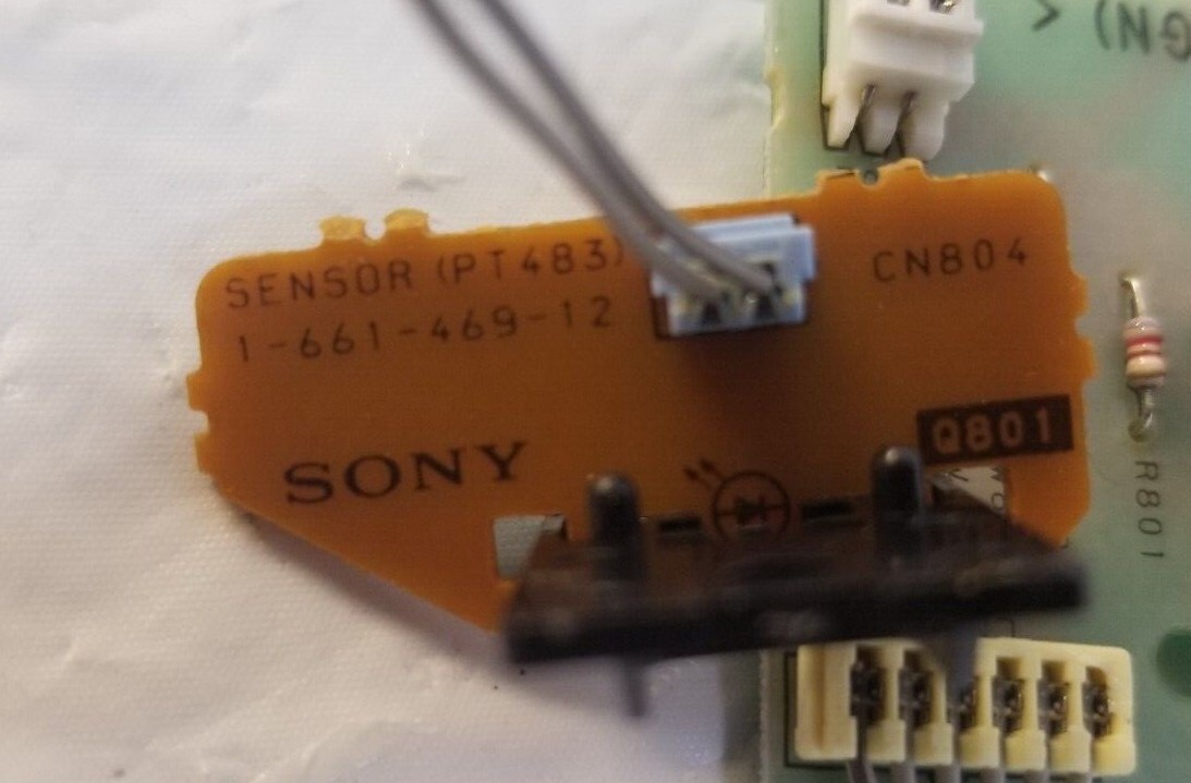 SONY CDP-CX225 Compact Disc Player SENSOR PCB BOARD