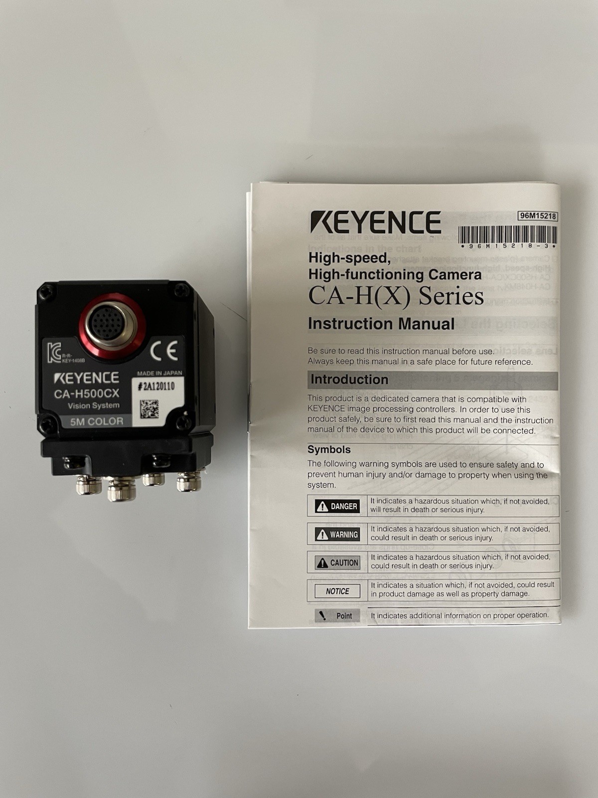 Slightly Used - KEYENCE CA-H500CX Vision System 5M Color Camera Made in Japan