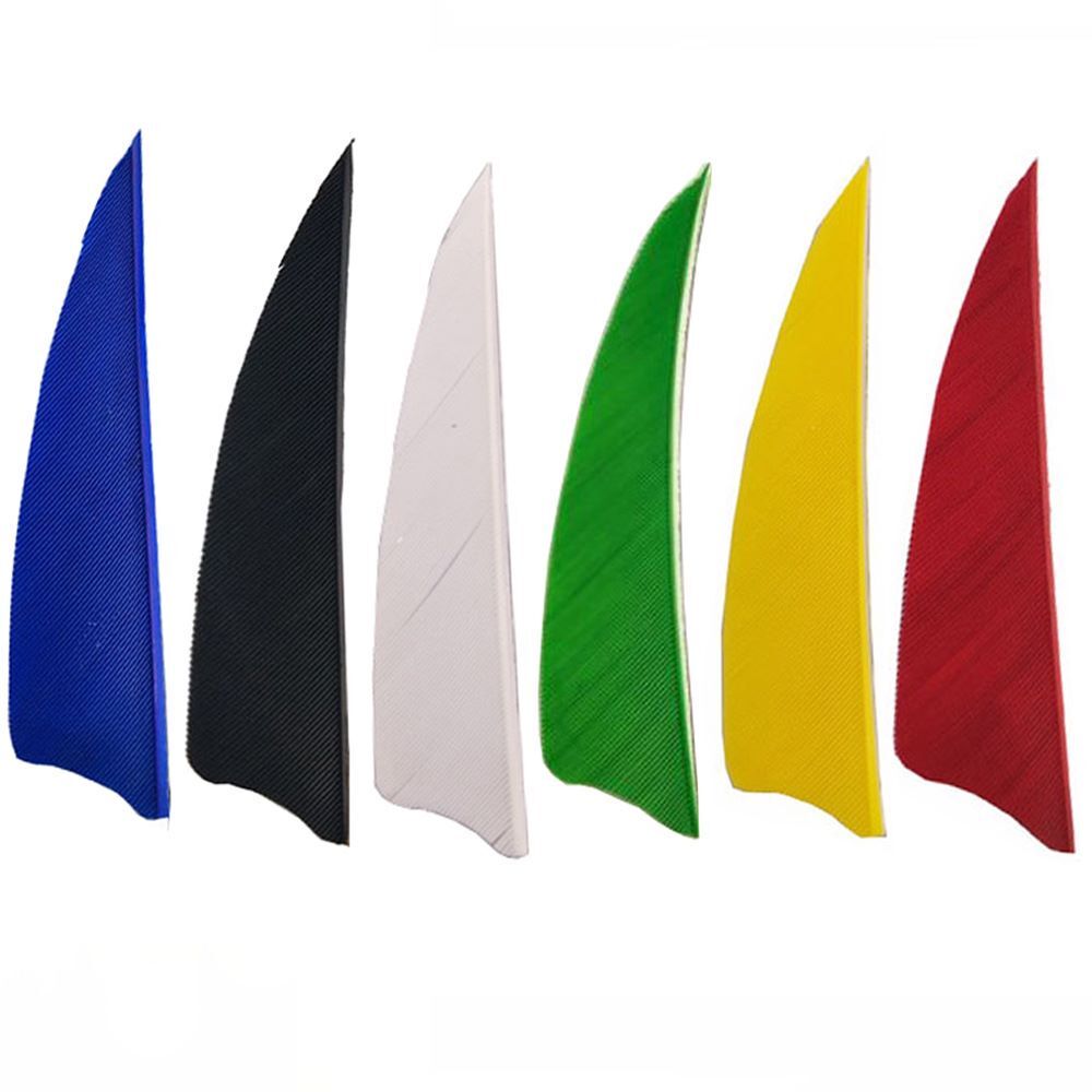 50pcs 3''4" 5'' Arrow Turkey Feather Natural Fletches Archery RW LW Arrows DIY