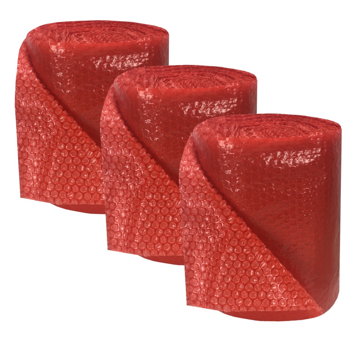 UBMOVE Small Red Bubble Cushioning Roll Size 3/16" Bubbles 12" x 180'