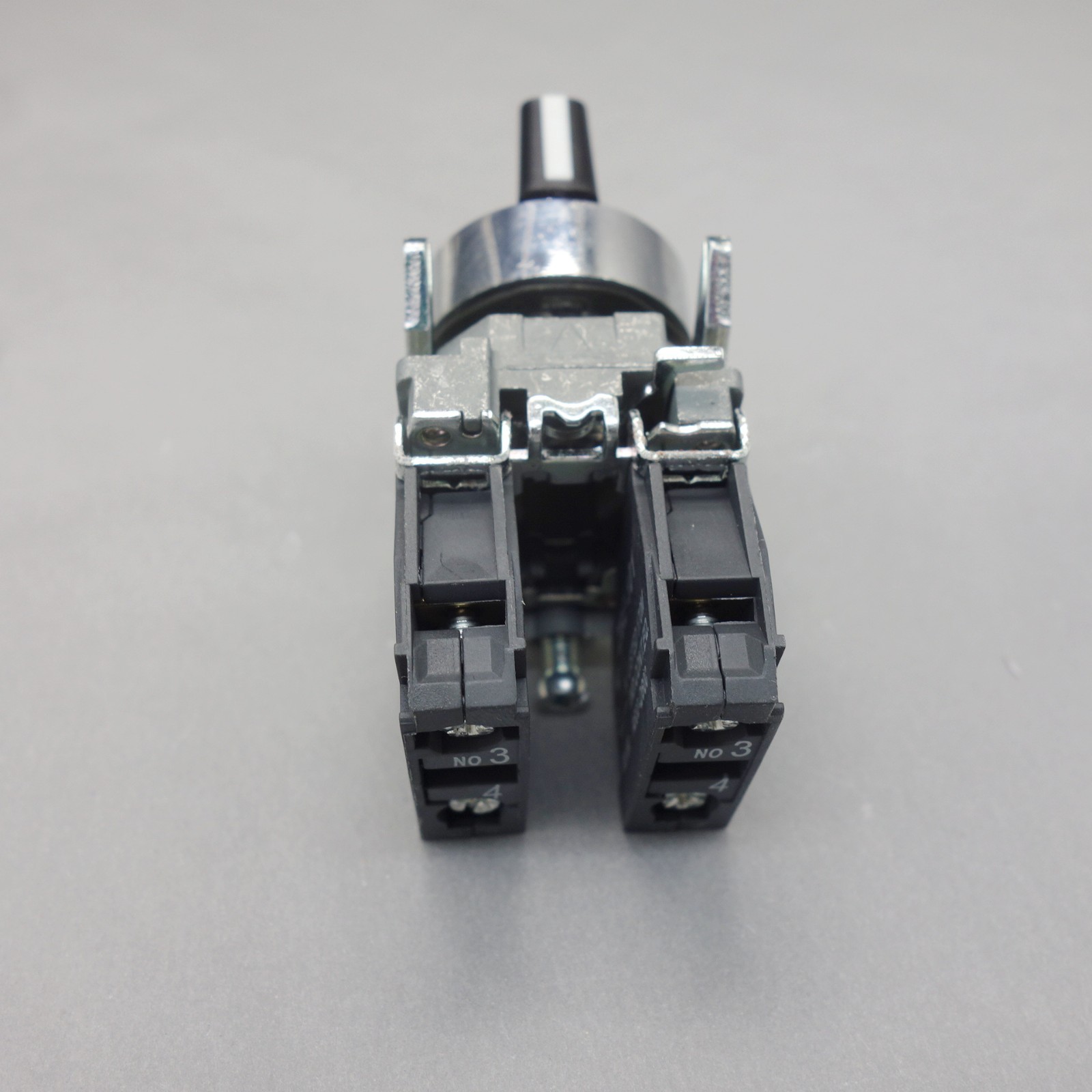 1PC 22mm Long Handle Selector switch 2 Position Fits XB4BJ45 1NO/1NC Momentary