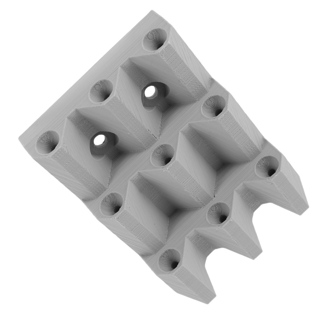 Wall Mount Plastic Dart Holder Grey 9 Slot Durable Organizer for Home Storage
