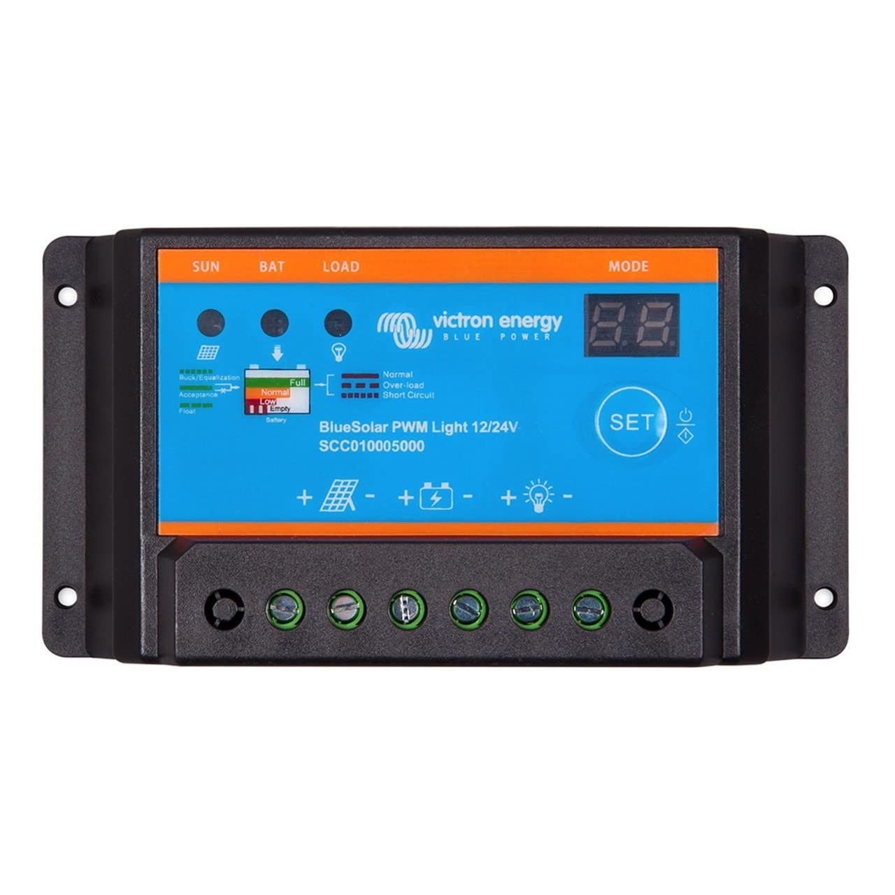 Victron Energy Bluesolar Pwm-Light 12/24-Volt 10 Amp Charge Controller