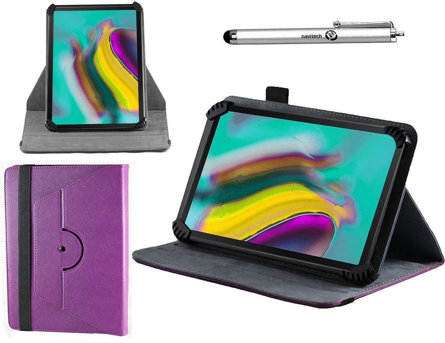 Navitech Purple Case For Qimaoo 10.1 Inch Android 10