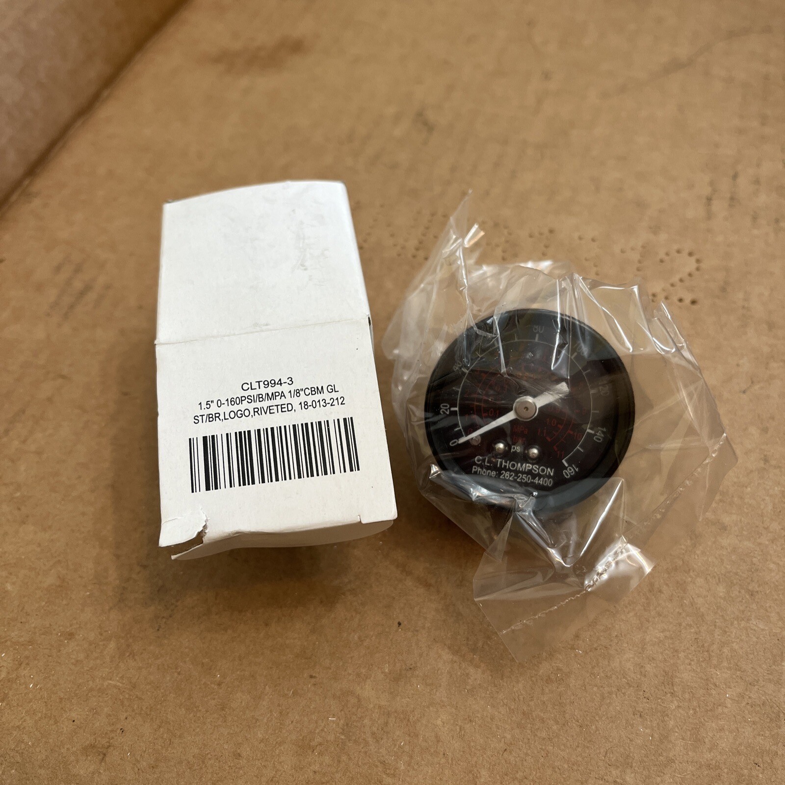CL THOMPSON CLT994-3 GAUGE 0-160 NSMP