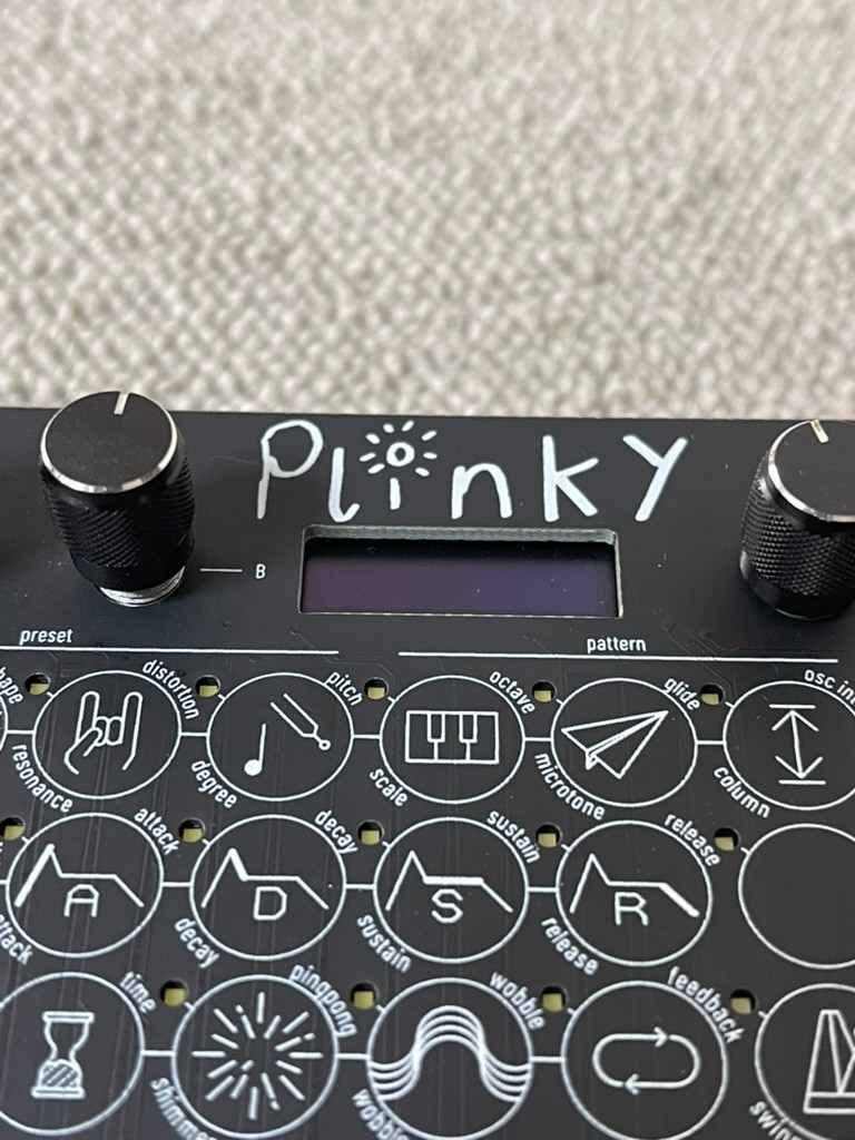 Plinky Synth Polyphonic Touch Synthesizer Eurorack Modular Tested & Working Used