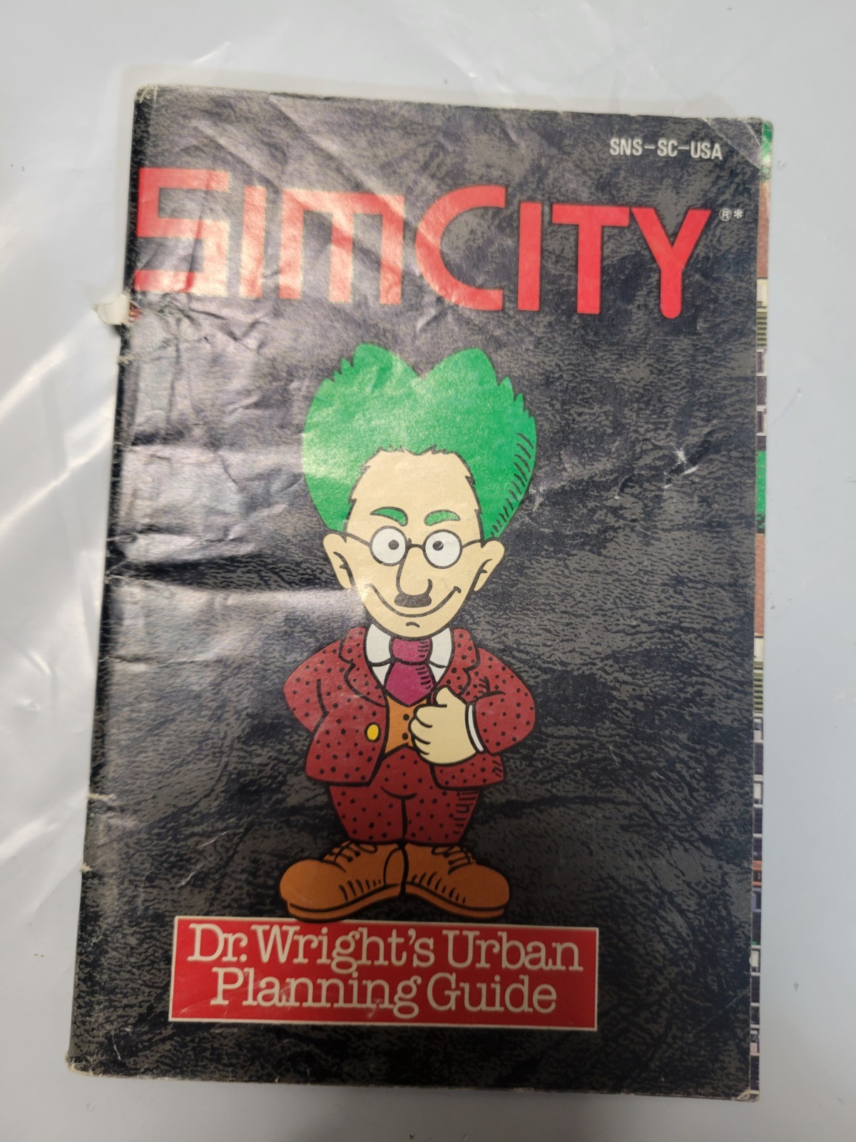 SimCity Nintendo Instruction Booklet