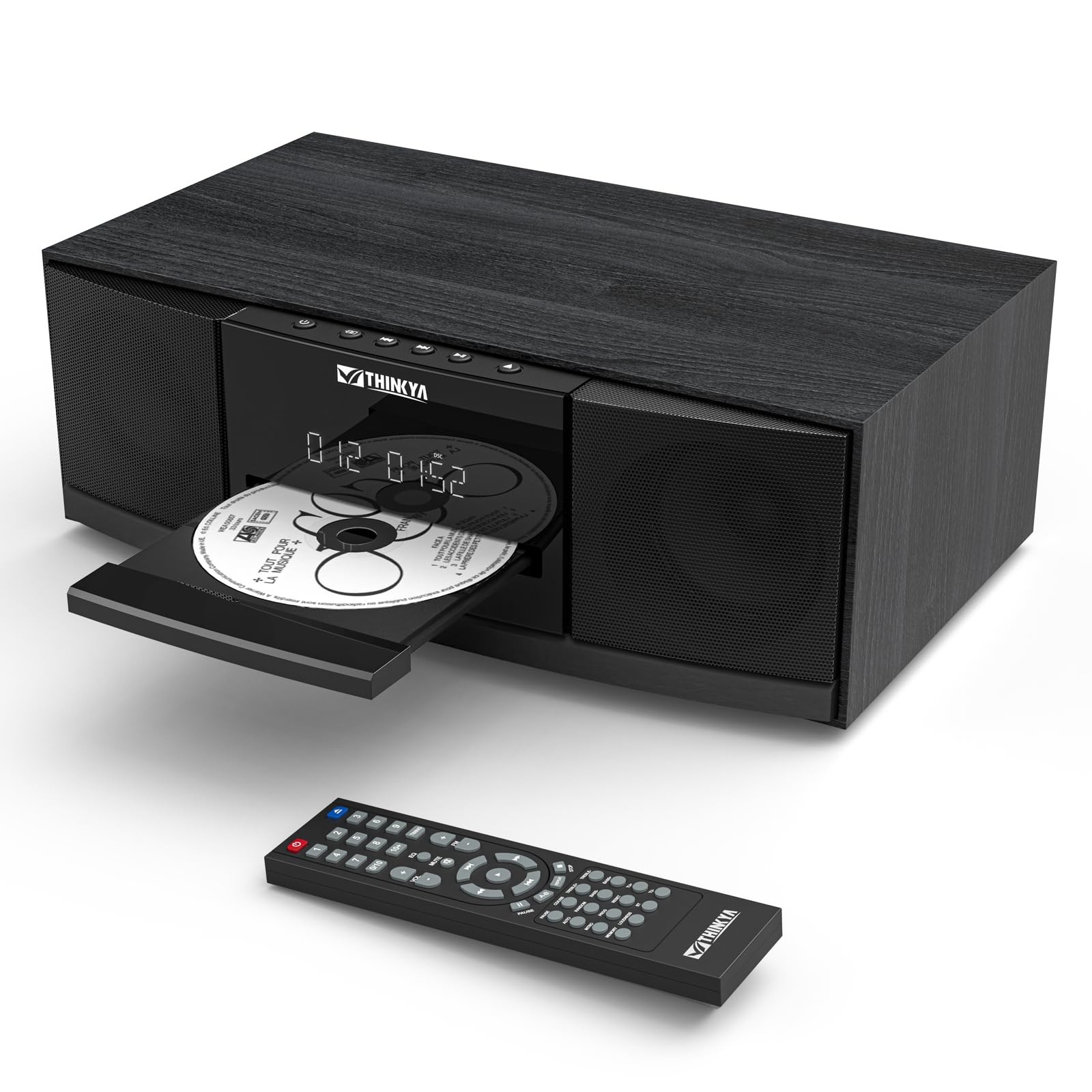 ** NEW Bluetooth Stereo System | 36W | CD Player | Compact Micro HiFi | Black