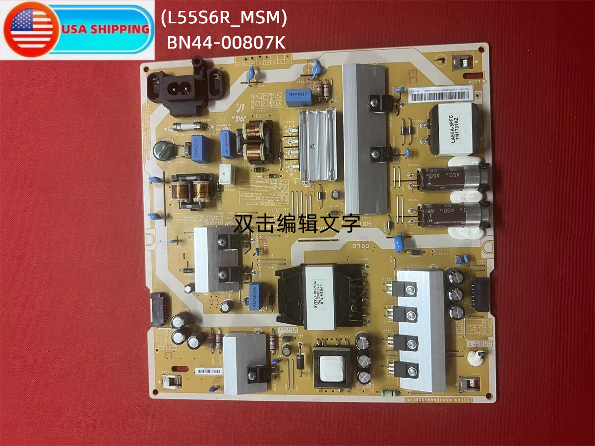 Samsung UN55MU630DFXZA Power Supply Board (L55S6R_MSM) BN44-00807K