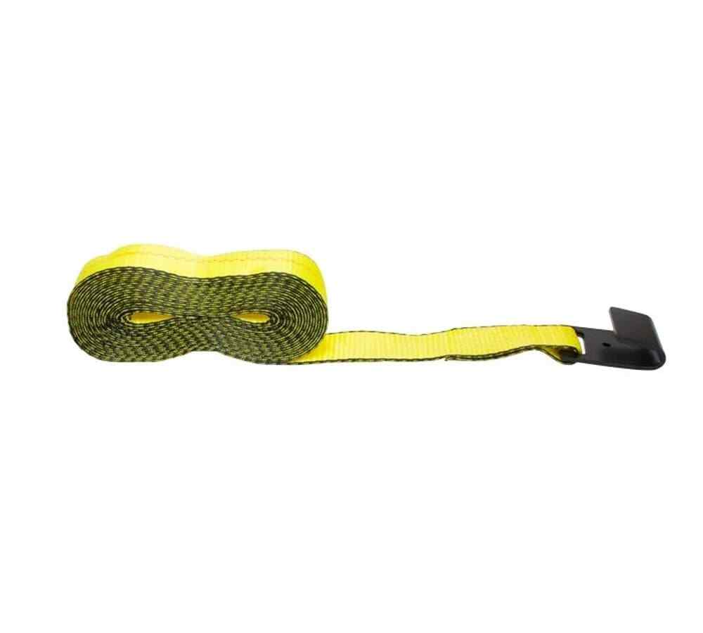 (8 Pack) 2 Inch Winch Straps with Flat Hook ( 30 FT )
