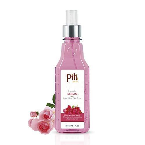 Pili Rose water, facial toner for sensitive skin. Refreshes, tones and