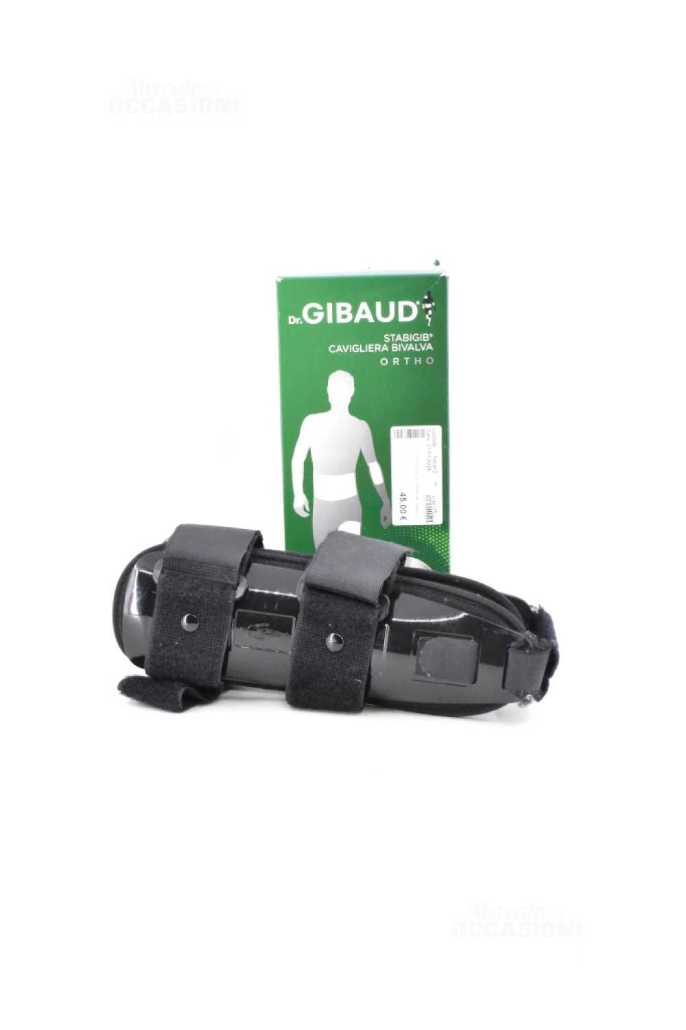 Black Bivalve Ankle Brace Dr. Gibaud