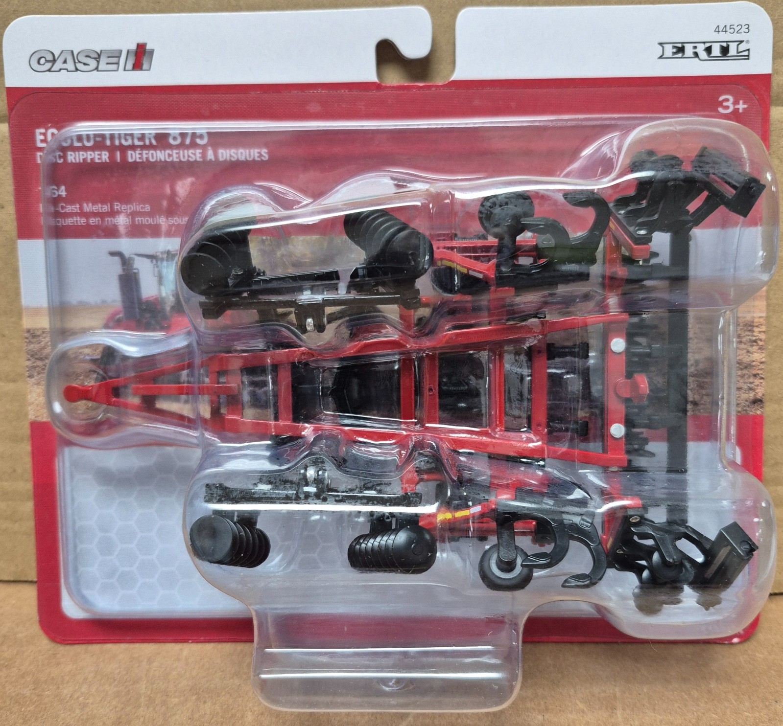 1/64 Case IH 875 Ecolo Tiger 13 Shank Tillage Tool by ERTL