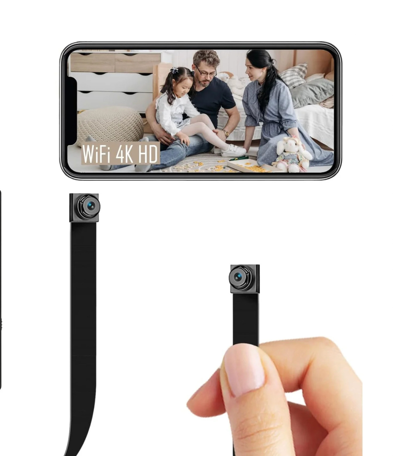 DIY Camera Module WiFi 2K 4K HD View Options Motion Detection