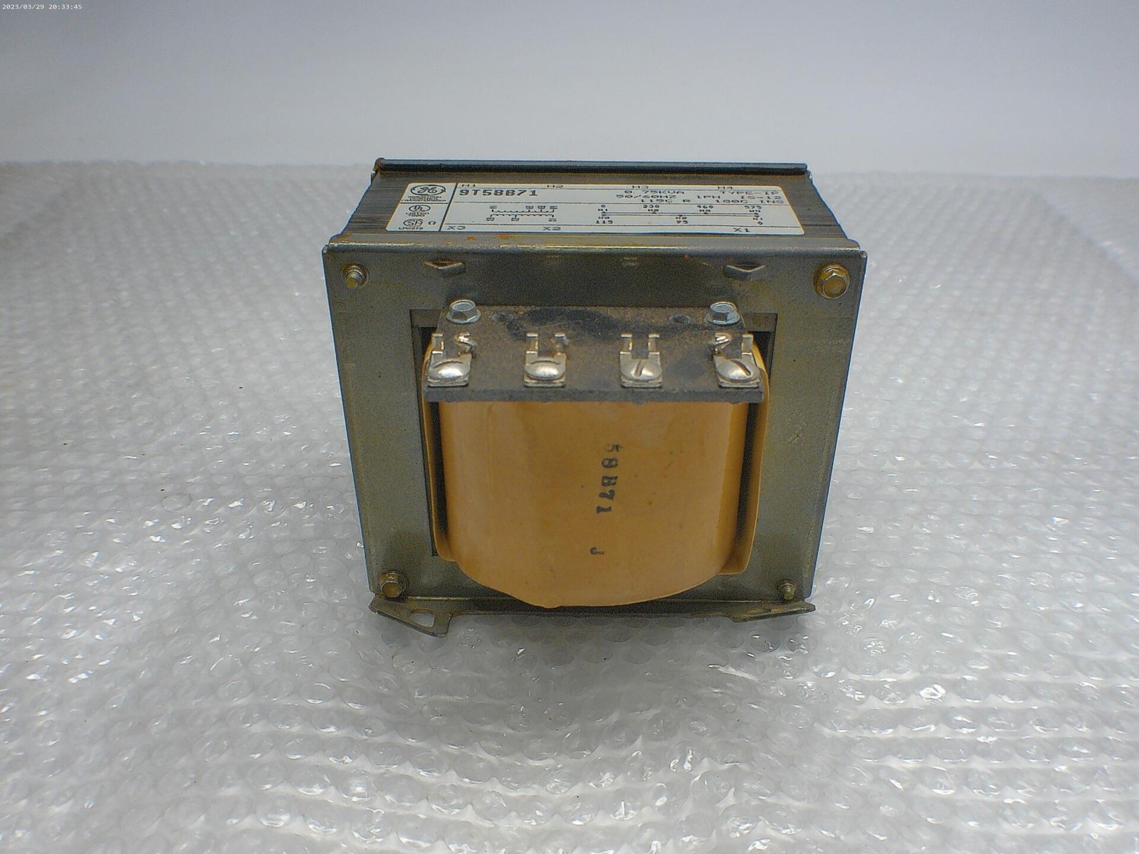 GENERAL ELECTRIC 9T58B71 TRANSFORMER NSNP