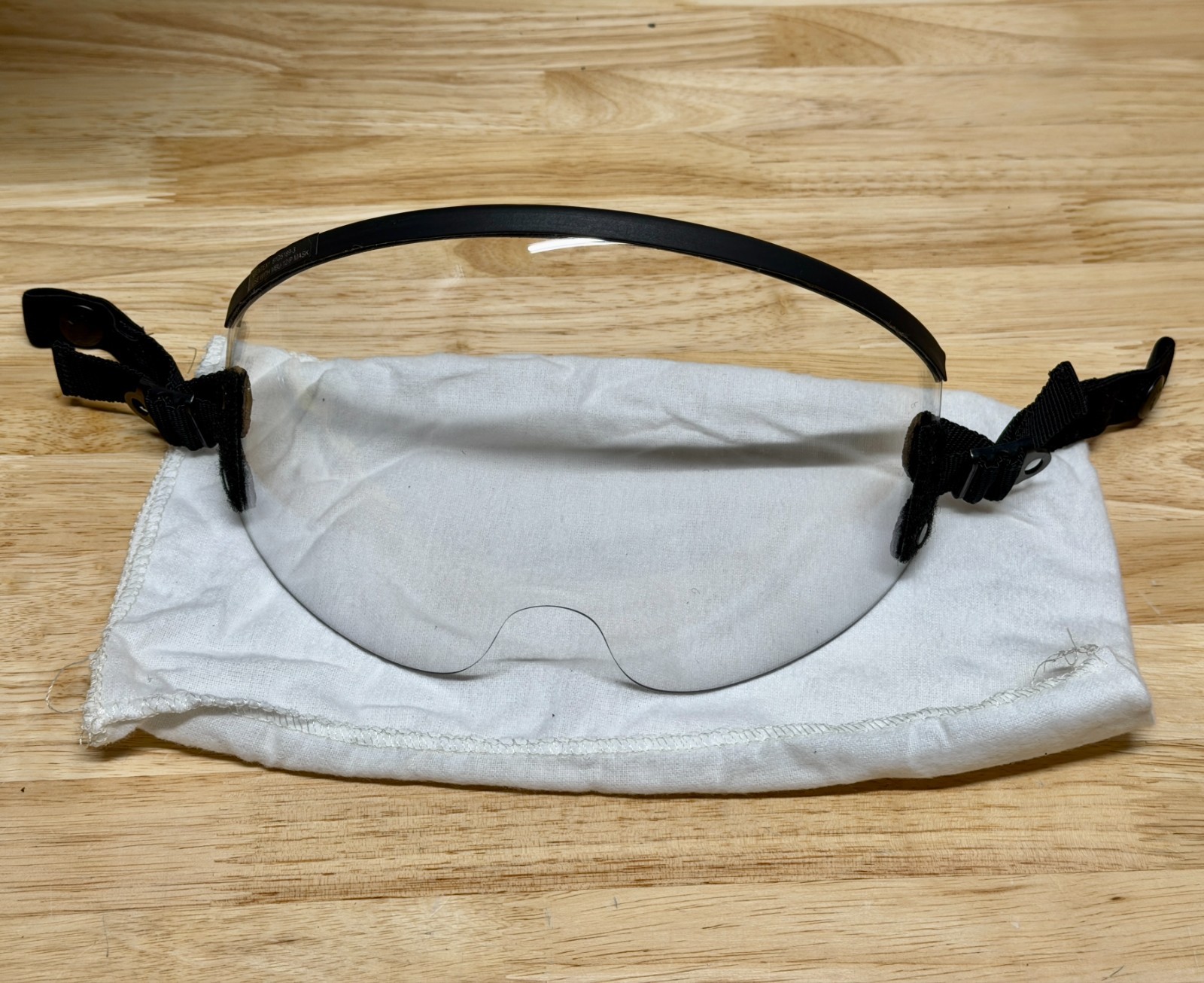 Gentex HGU-55/P Clear Visor for use with MBU-12/P Mask 81D5189-3 - NEW