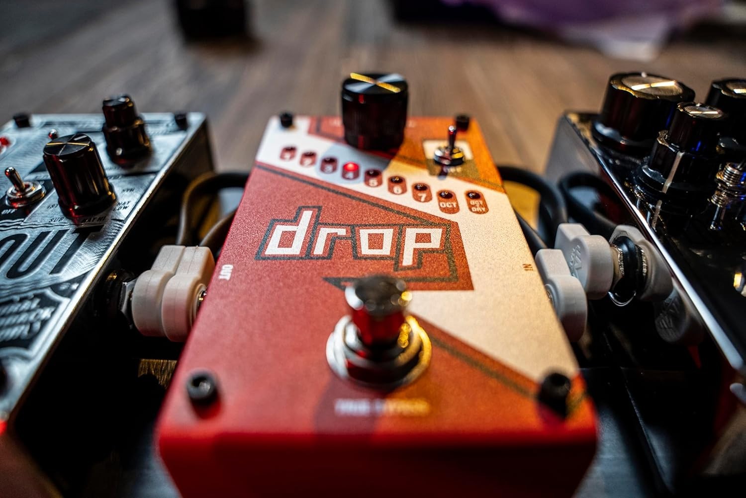 DigiTech DROP Polyphonic Drop Tune Pedal Red New