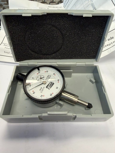 Z-LIMIT 0-0.25 INCH / .001 DIAL INDICATOR and case