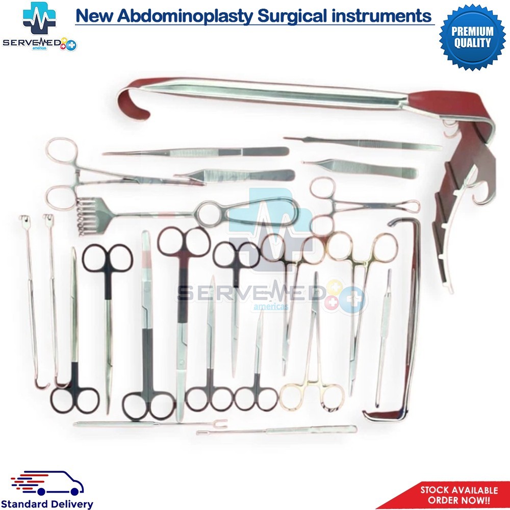 set of 23 pcs of New Abdominoplasty Surgical instruments german steel