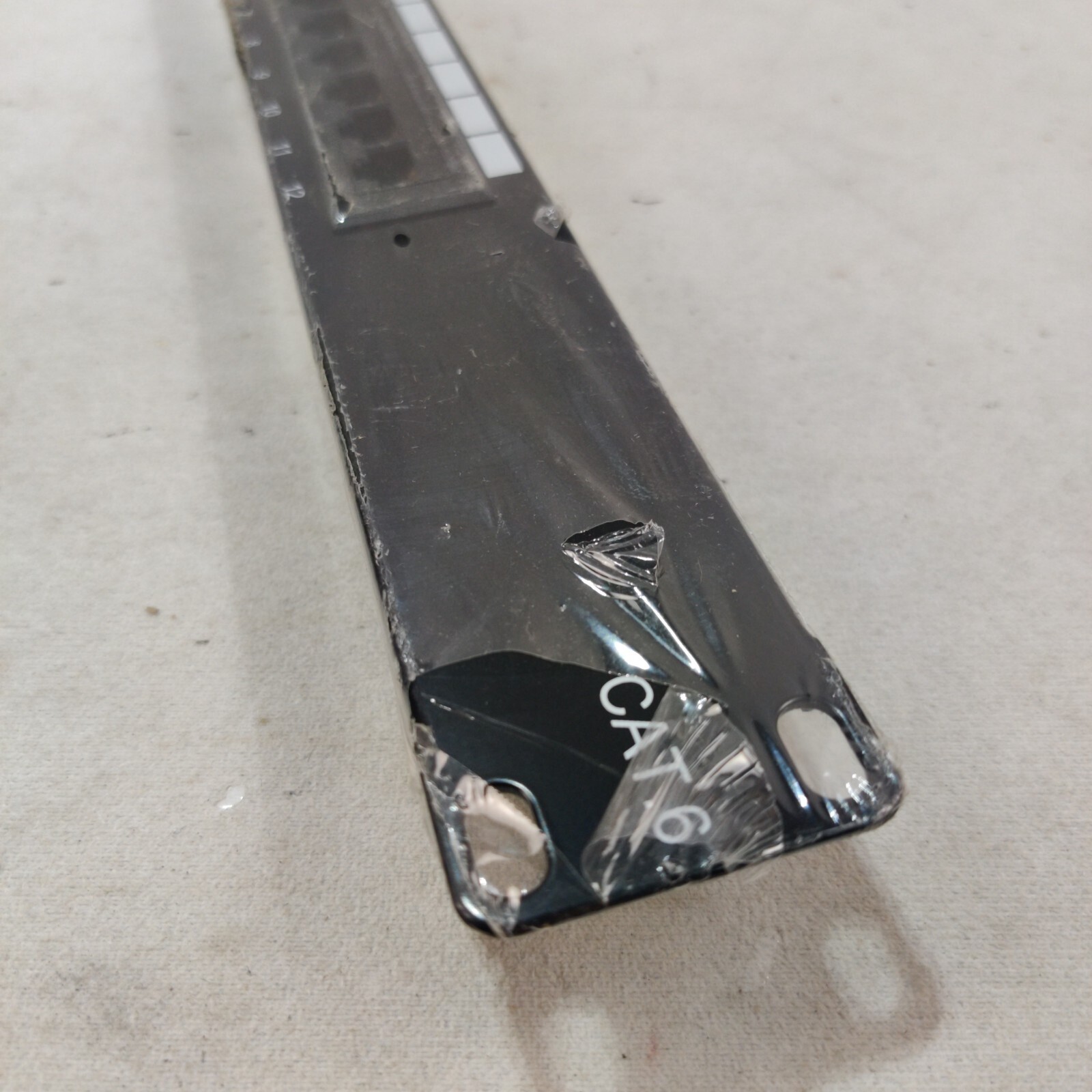 New - Cable Matters 12 Port Patch Panel and Brush Plate