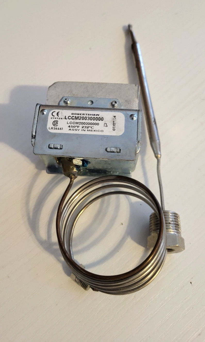 Robertshaw LCCM200300000 Hi-Limit Safety Thermostat For Deep Fryer-Main Street