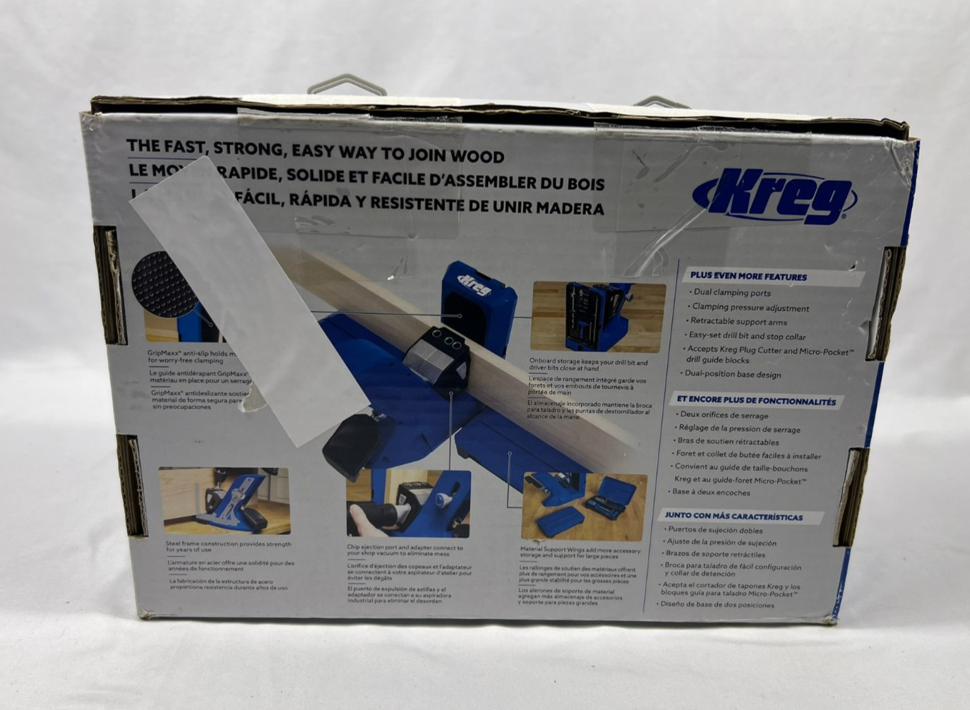 Kreg 720PRO Pocket Hole Jig System Docking Station New Open Box