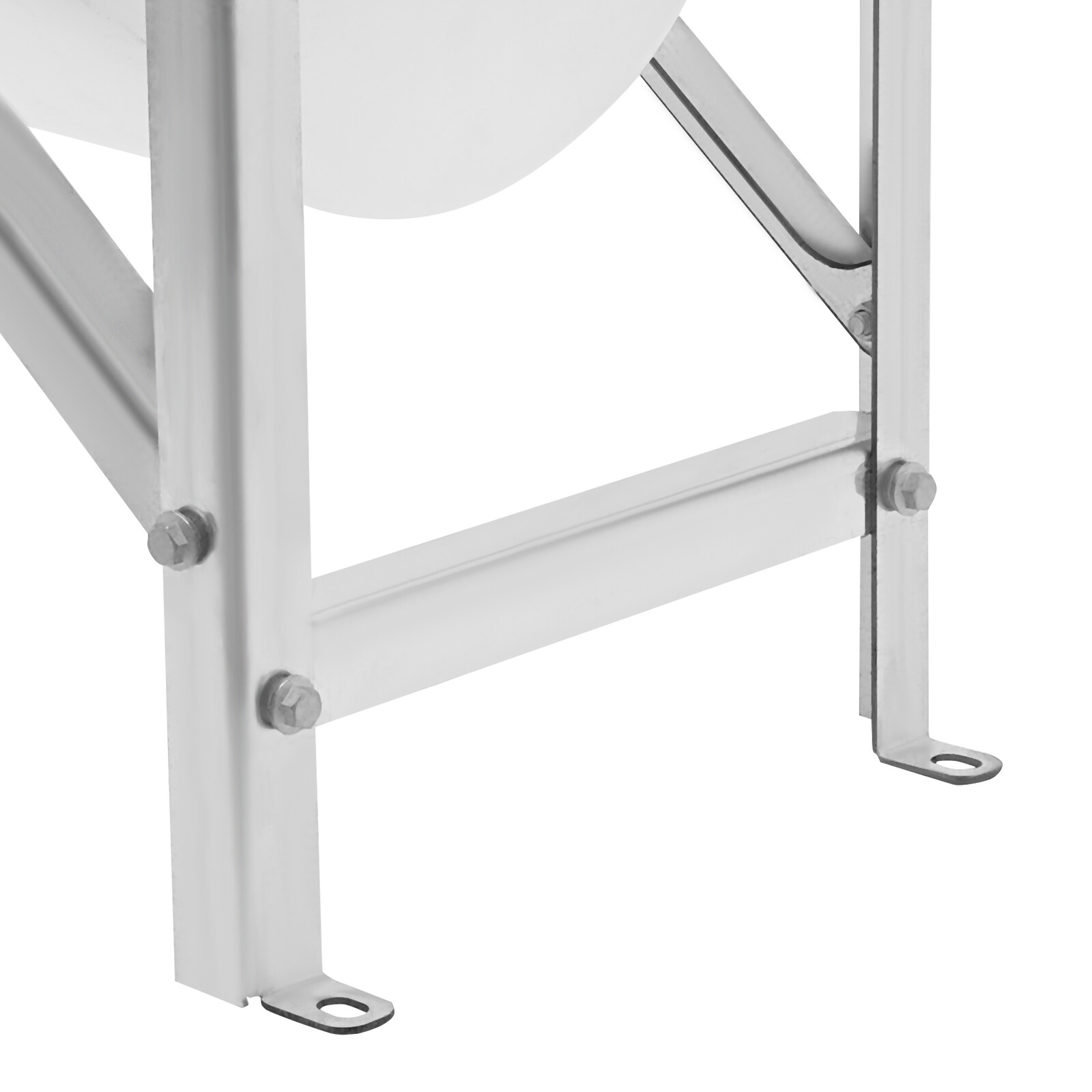 35L Livestock Rectangular Feed Trough Feed Trough Feeder w/Stand Floor Standing