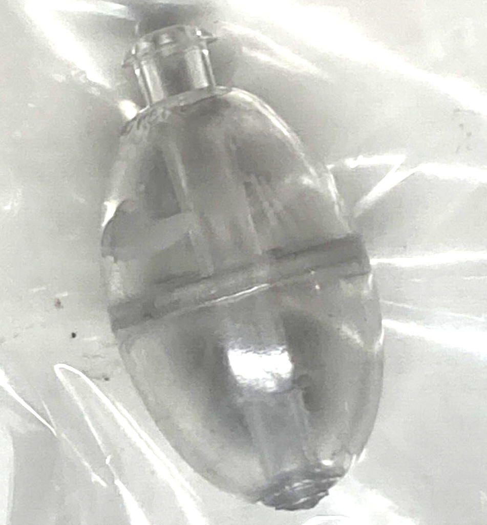 Bubble Spinning Floats #240 Clear Plastic 3/4" Width 12 COUNT PACKAGE