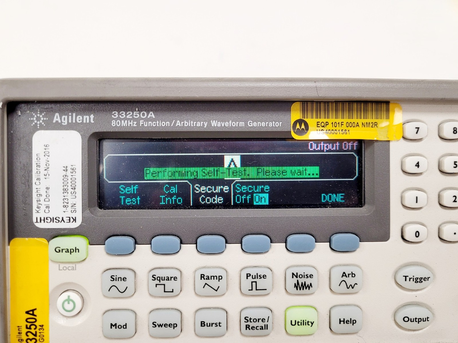 Agilent 33250A Function/Arbitrary Waveform Generator