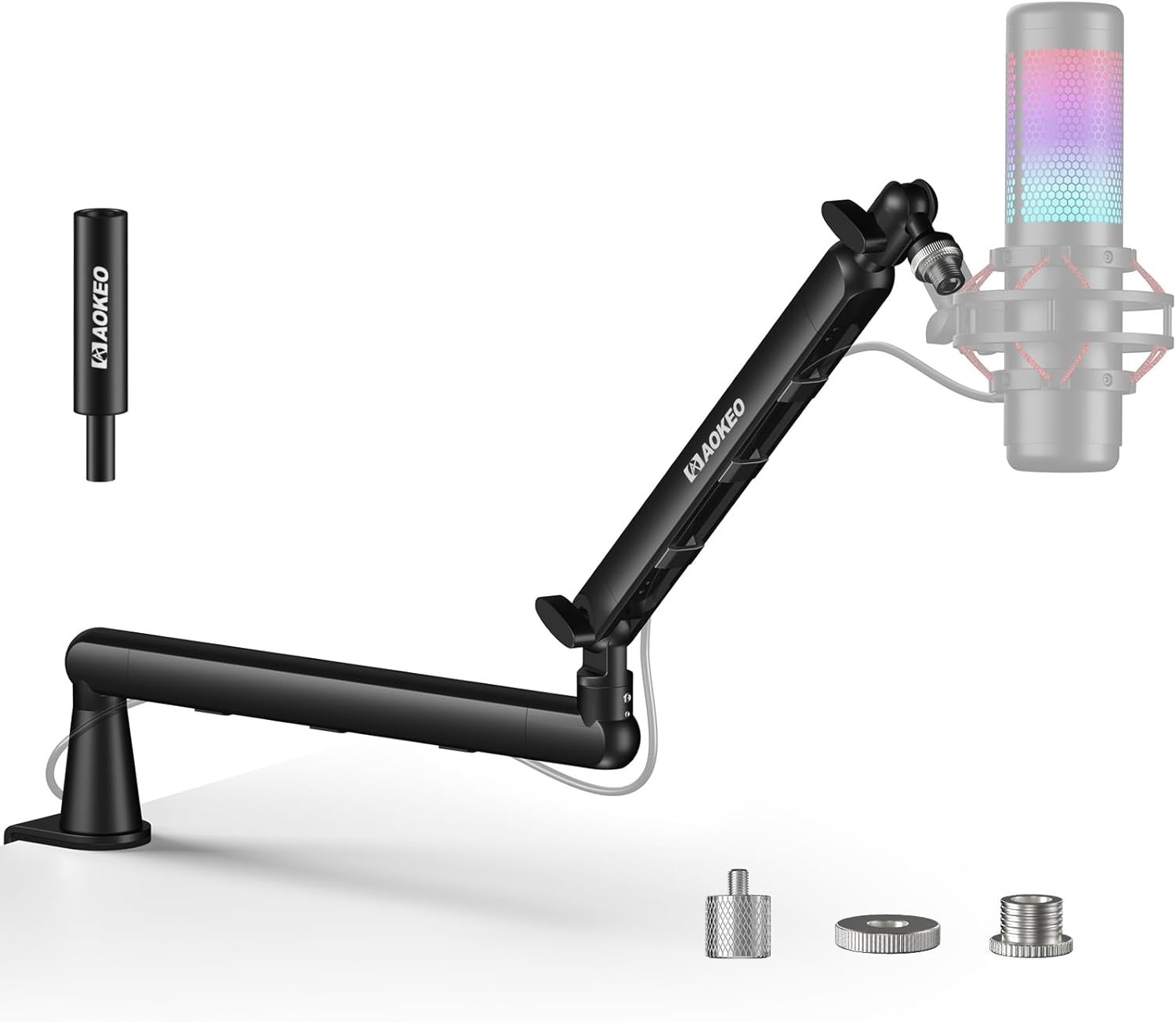 Adjustable Microphone Boom Arm for Blue Yeti HyperX Elgato Wave