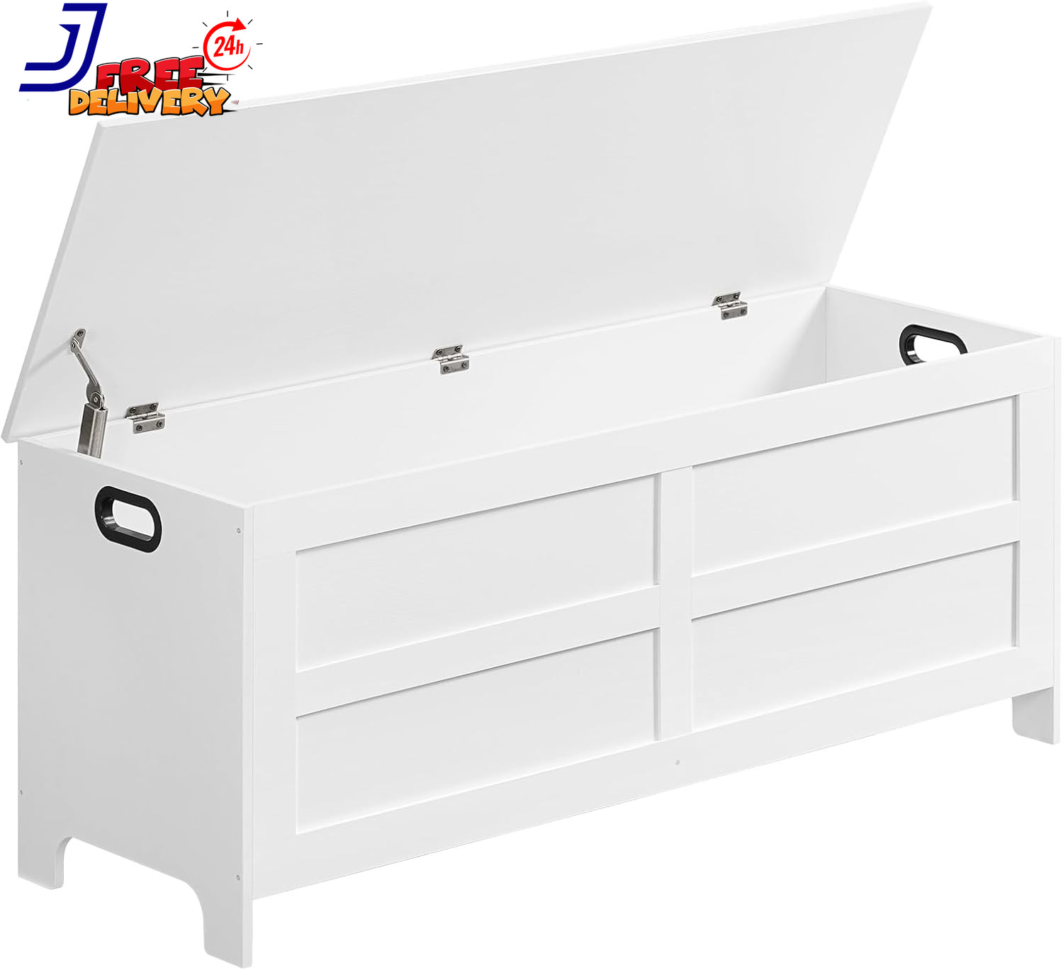 Storage Chest 47.2” Large Toy Chest Entryway Storage Trunk Storage Bench with Sa