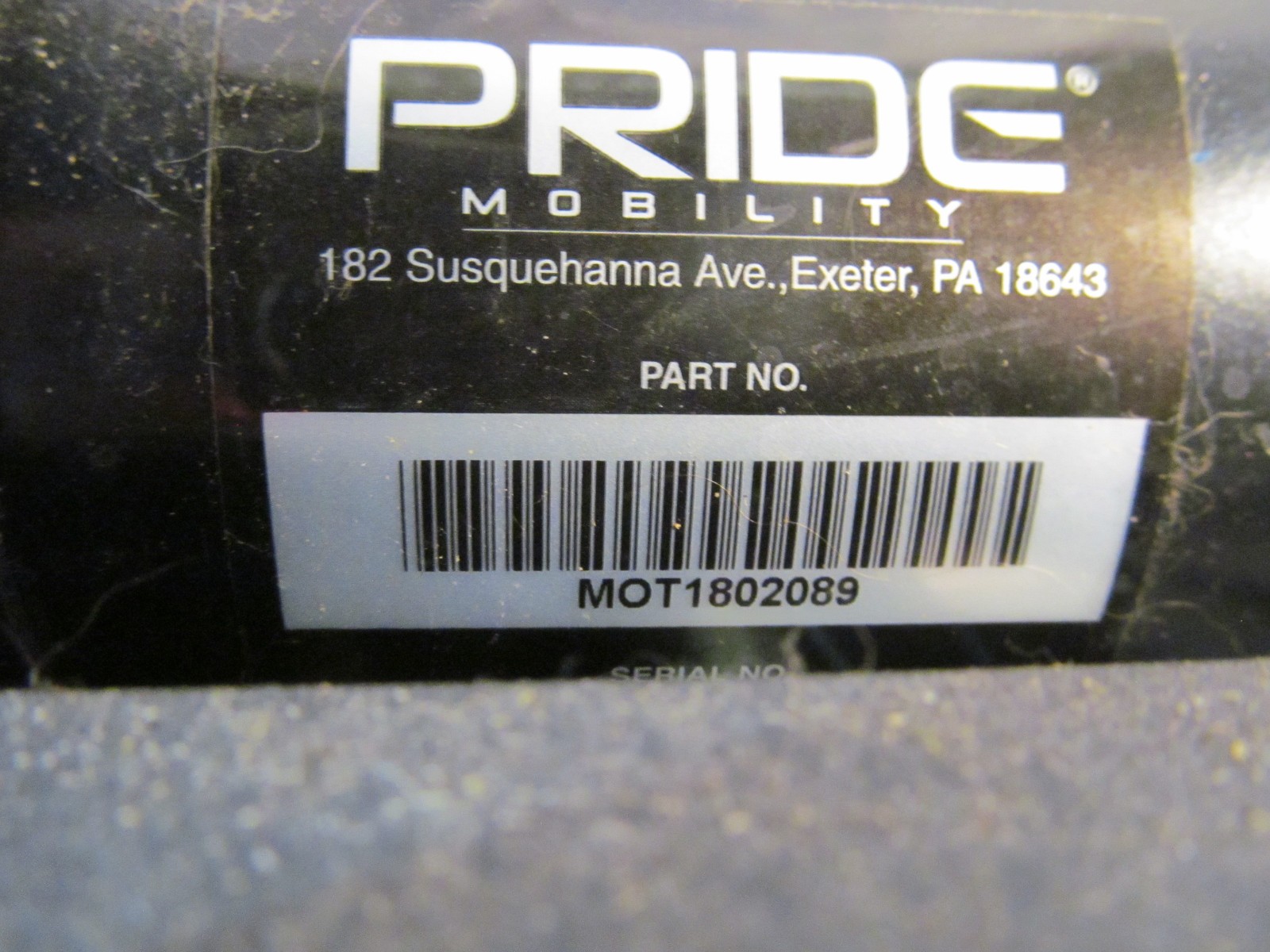 Motor & Control Module Rear Section from Pride GO Chair Med Wheelchair