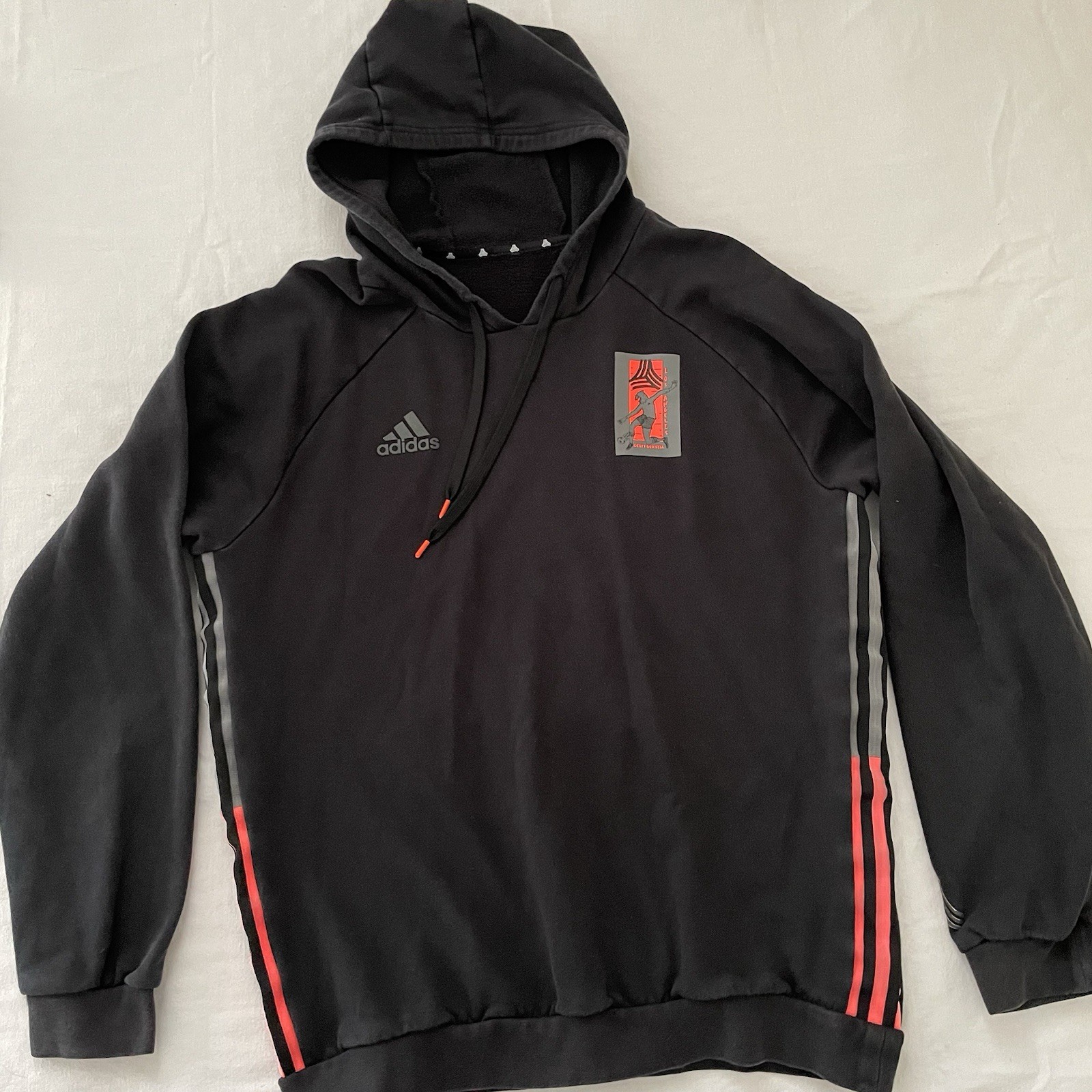 Adidas x Geoff Gouveia Los Angeles Hoodie Men LG Rare Collab Soccer Streetwear