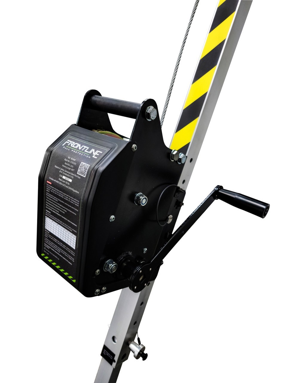 Frontline RUW60 60' Confined Space Winch with Galvanized Steel Cable