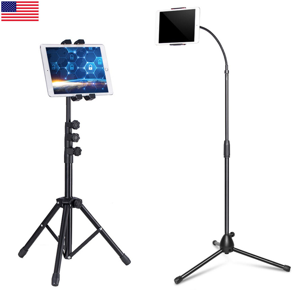 Retractable Floor Tablet Stand Lazy Bed Phone Holder For iPad Mini Air Pro 6-13"