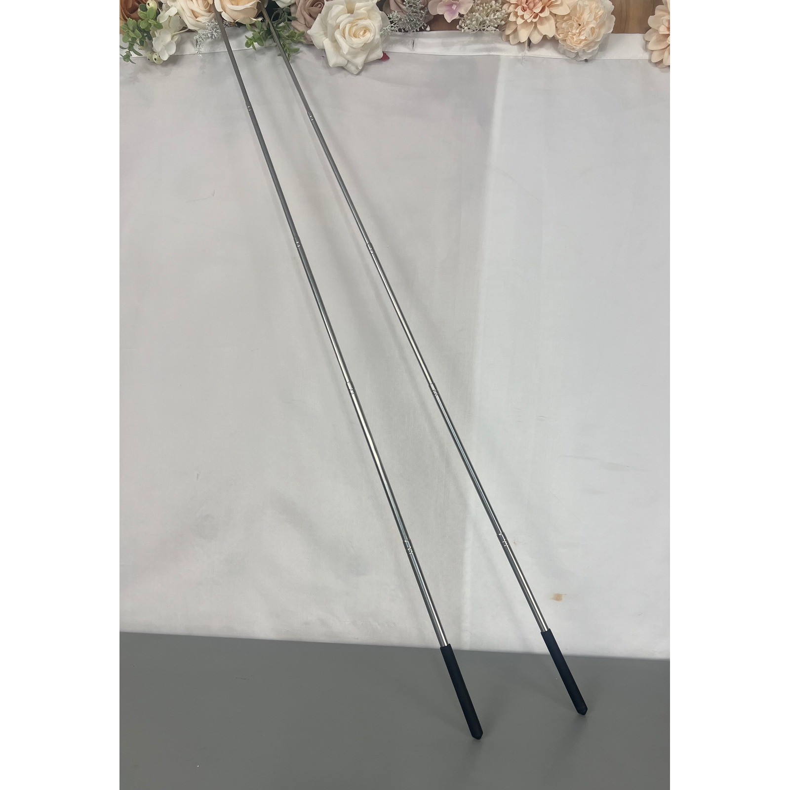 2 Pack Retractable Telescopic Teacher Pointer Hand Presenter Classroom Silver