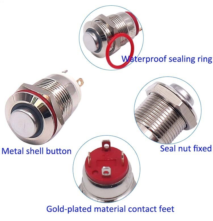 12mm Metal Waterproof