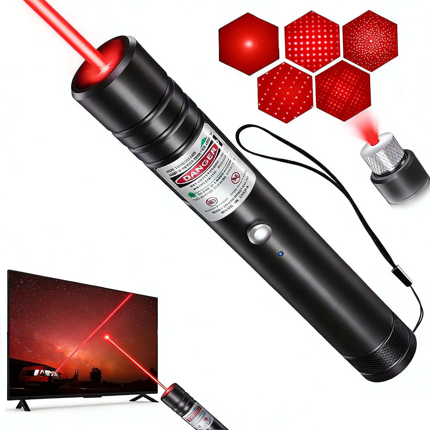 Red Laser Pointer, Laser Pointer [Material Upgrade] Laser Pointer Pen，Red Lazer