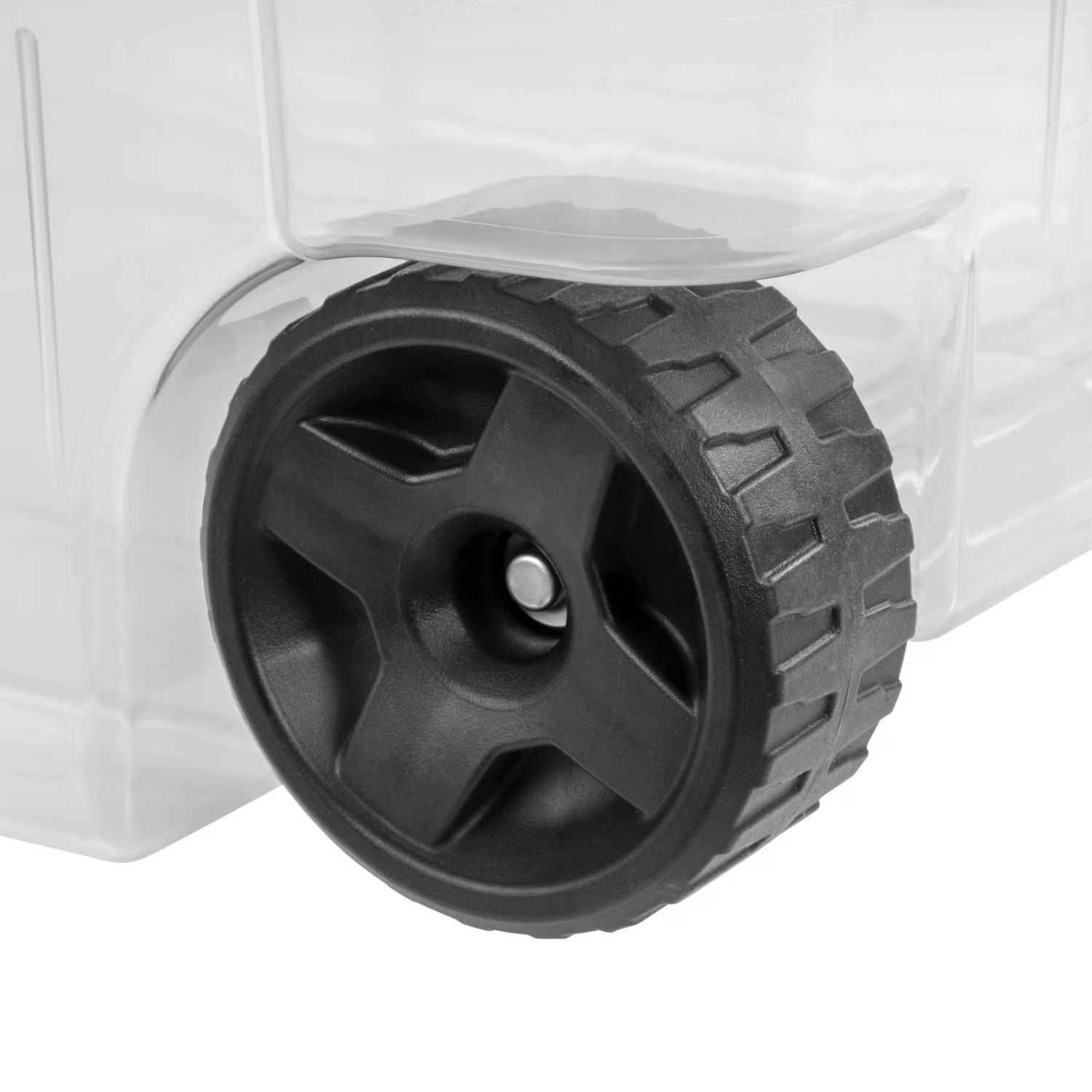 2 Pack Sterilite 160 Quart Wheeled Storage Bin Clear with Pull Handle