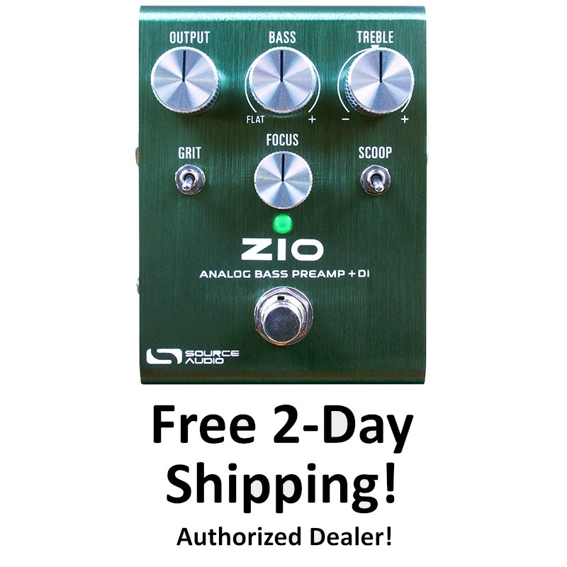 New Source Audio SA272 ZIO Analog Bass Preamp/DI Guitar Effects Pedal