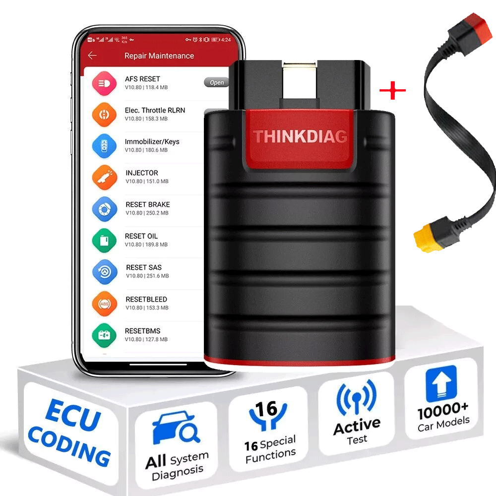 THINKCAR THINKDIAG Bidirectional OBD2 Scanner Diagnostic Tool Full Software free