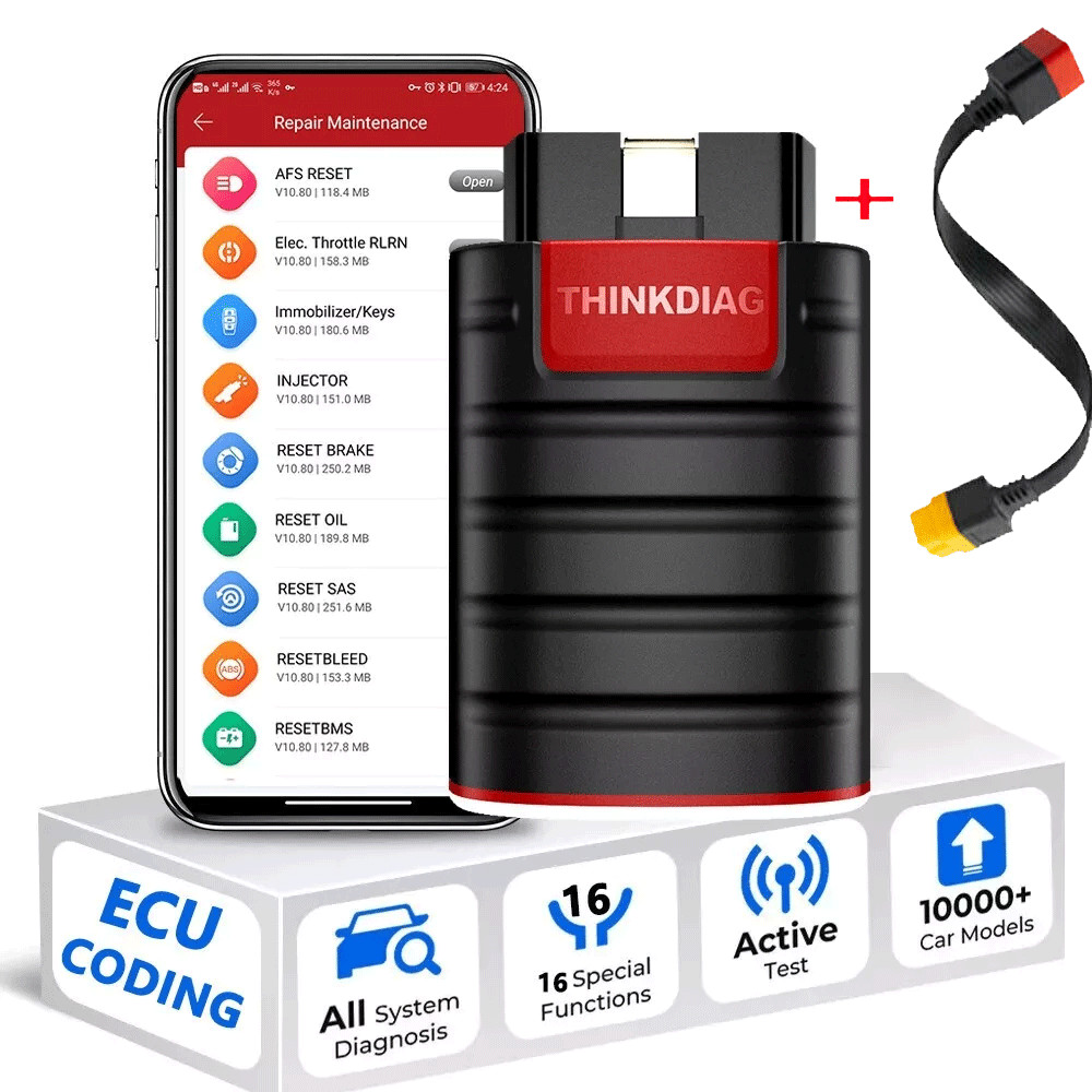 THINKCAR THINKDIAG Bidirectional OBD2 Scanner Diagnostic Tool Full Software free
