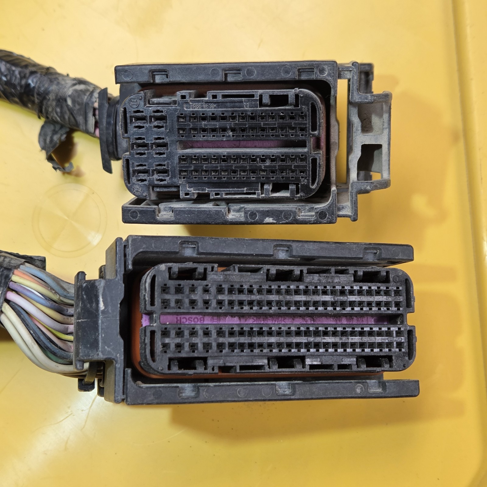 DURAMAX LMM PCM ECM ENGINE WIRE HARNESS PIGTAILS BOSCH COMPUTER CONNECTORS OEM