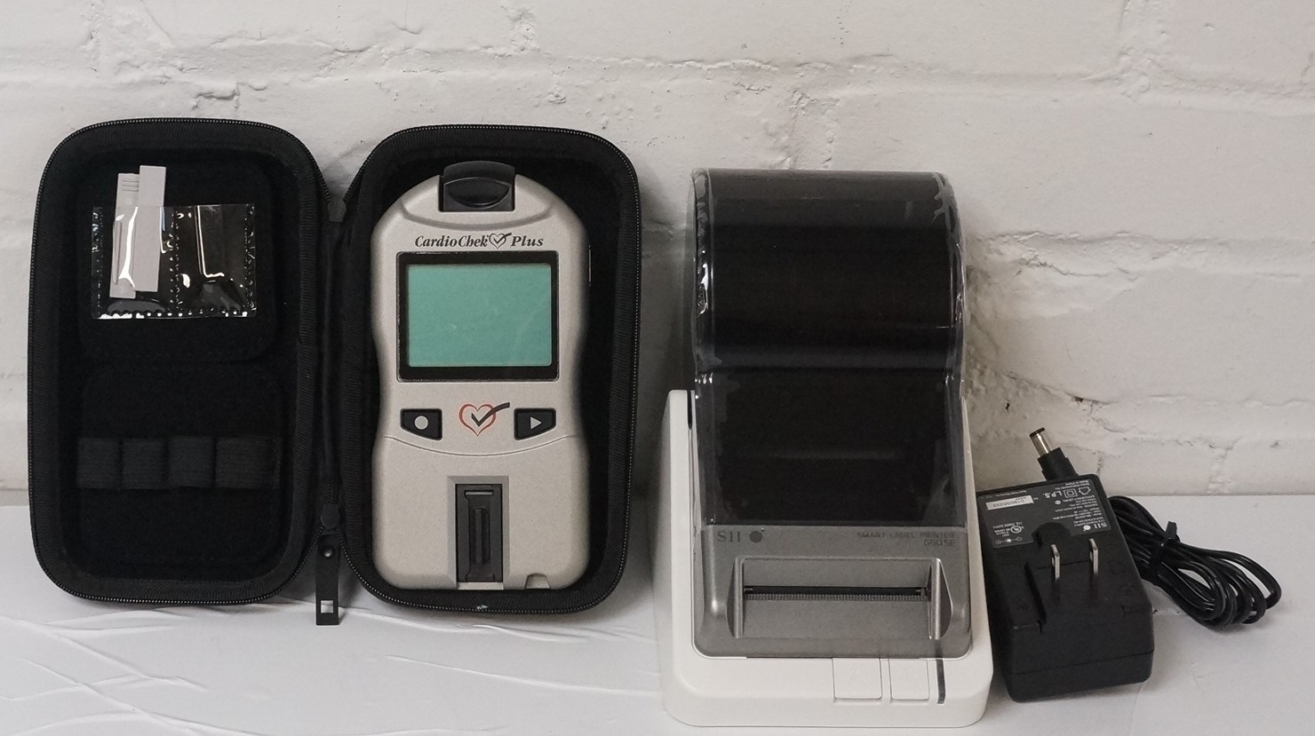 CardioChek Plus Analyzer w/ SII SLP650SE Smart Label Printer For Parts/Repair