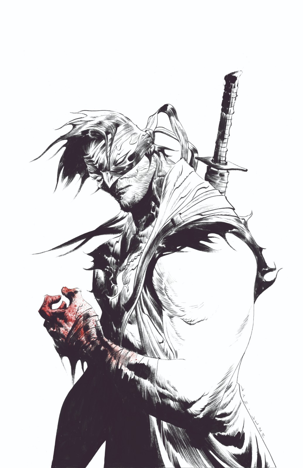 FINAL BOSS #1 - JAE LEE SKETCH VIRGIN VARIANT FANEXPO NEW ORLEANS EXCLUSIVE