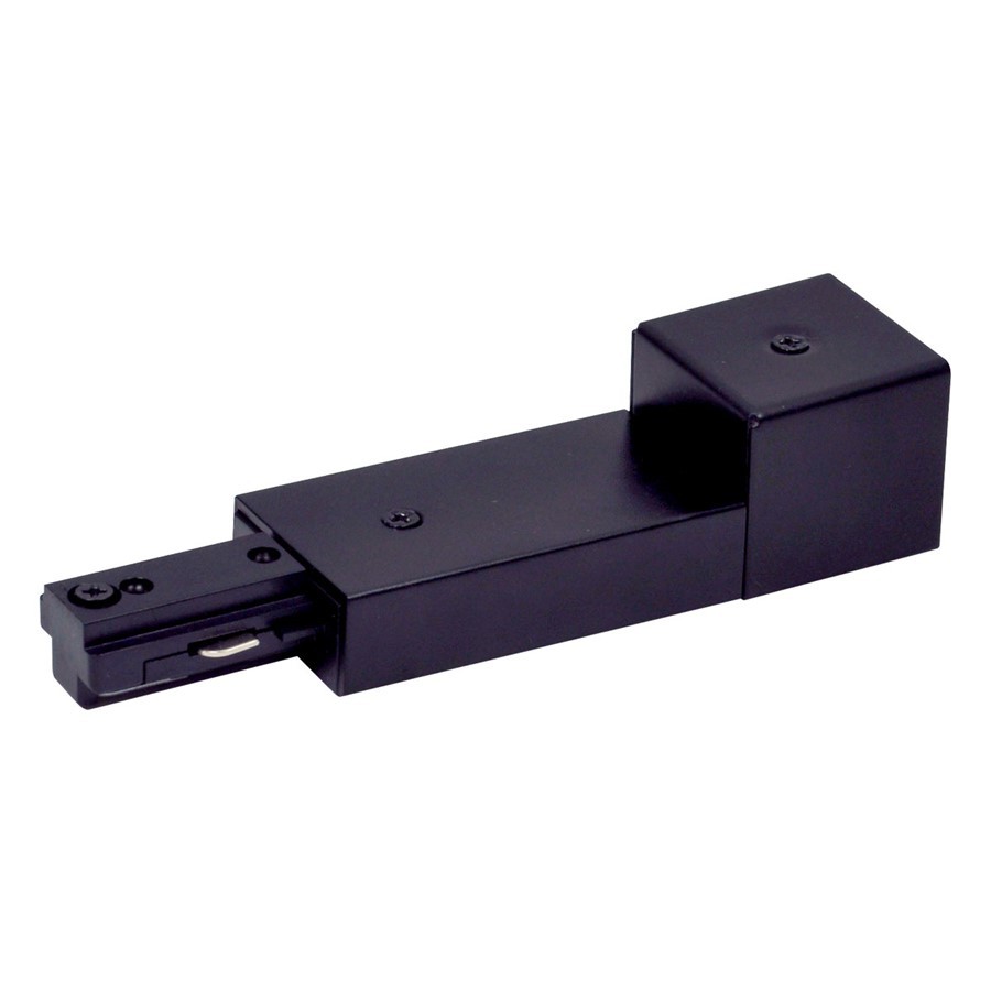 Nora Live End Conduit Feed, Left Polarity, 1 Circuit Track, Black - NT-328B-L