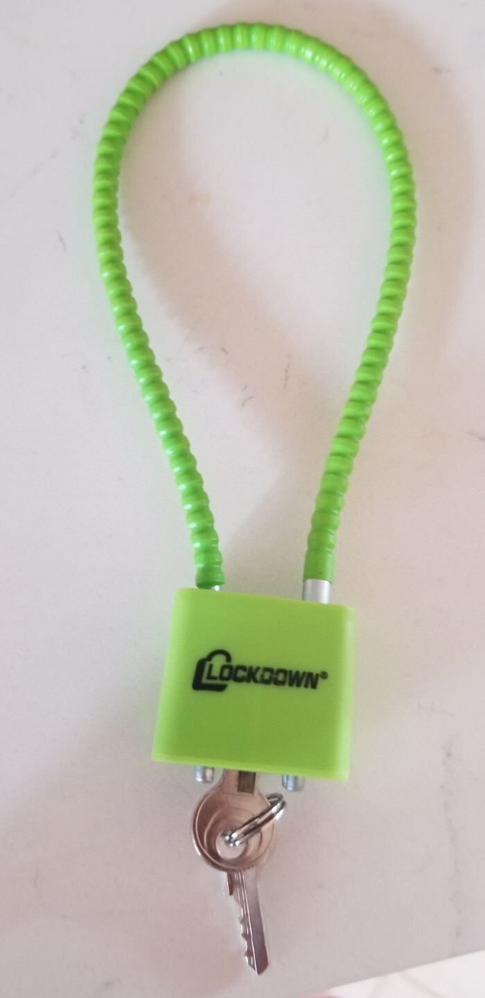 Lockdown 11 Inch Cable Gun Lock with Non-Marring California DOJ Approved