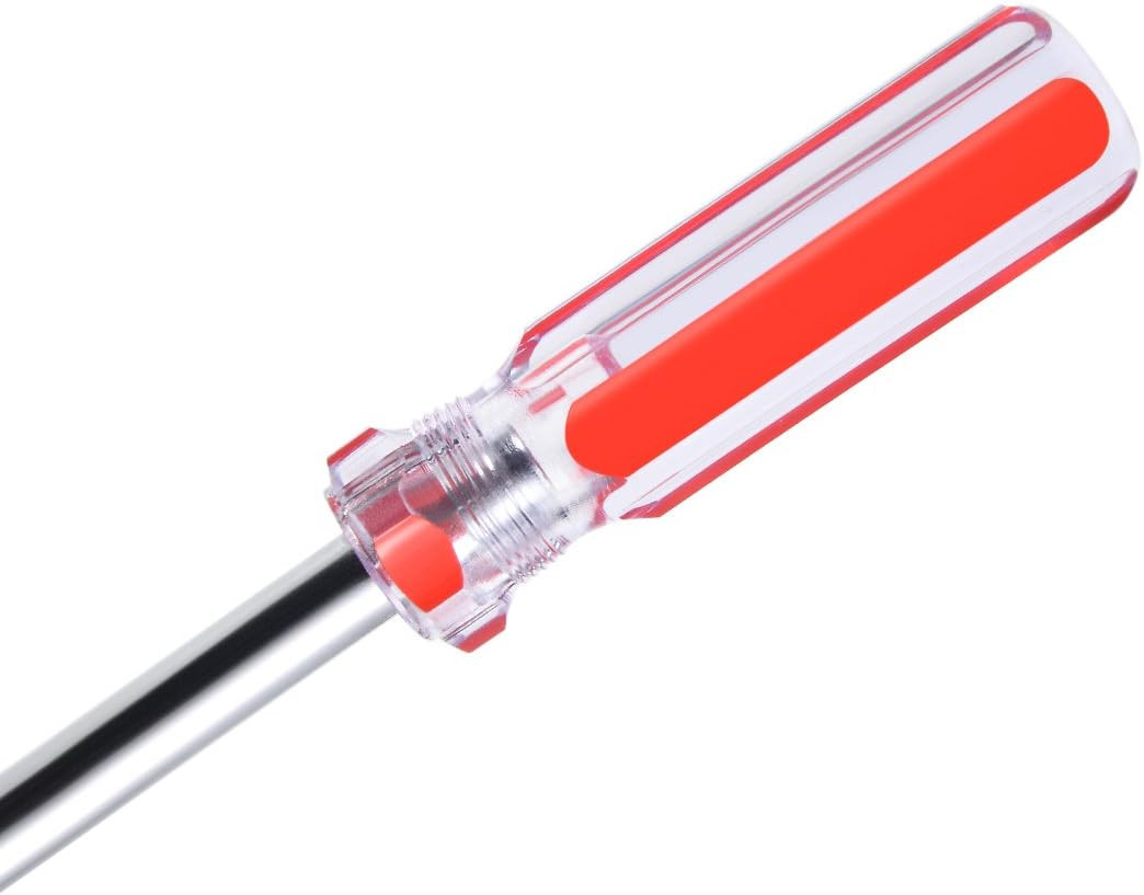 Non-Magnetic 12mm Nut Driver Red Coded Handle with 3.7 Inch Shaft