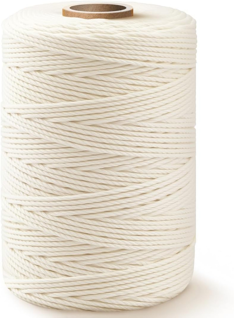 600 Feet 2mm Cotton Butcher Twine String Soft Food Safe for Cooking Craft Baker